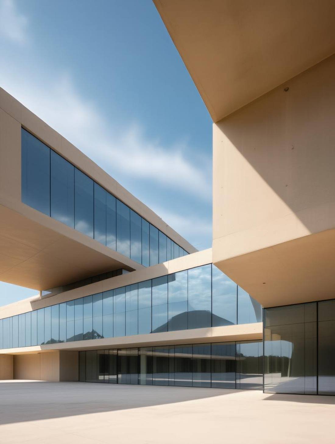 Architektur, ruhige Linien